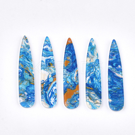 Cellulose Acetate(Resin) Big Pendants LS-X-KY-T008-14K-1