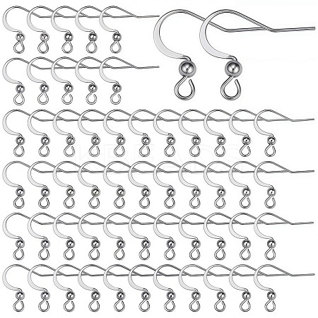 100Pcs 304 Stainless Steel French Earring Hooks STAS-SC0004-63P-1