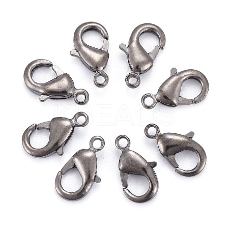 Brass Lobster Claw Clasps X-KK-902-B-1