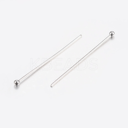 Tarnish Resistant 304 Stainless Steel Ball Head Pins STAS-K172-30P-07-1