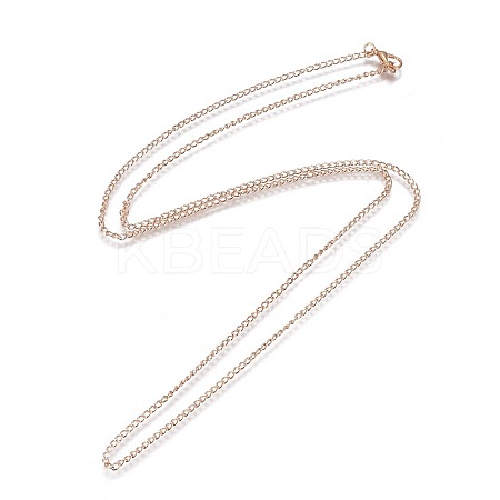 Iron Twisted Chain Necklace Making MAK-J009-33KCG-1