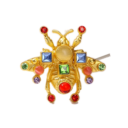 Beas Alloy Colorful Rhinestone Brooch for Backpack Clothes LS-PW-WG3F6A3-01-1