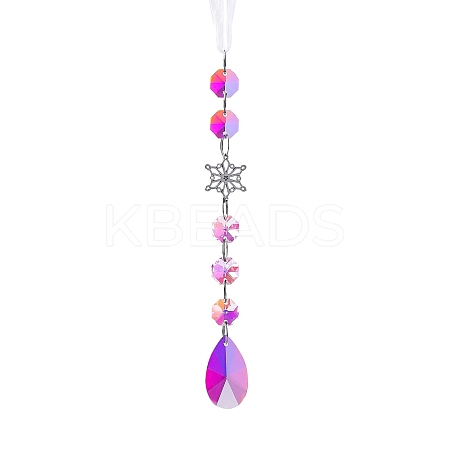 Metal Snowflake Hanging Ornaments PW-WGEE7F3-01-1