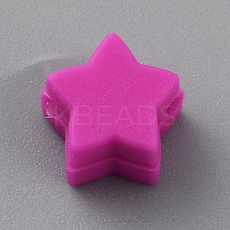 Star Silicone Focal Beads LS-SIL-TAC0008-08C-1