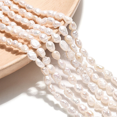 Natural Cultured Freshwater Pearl Beads Strands LS-PEAR-N014-03H-01-1