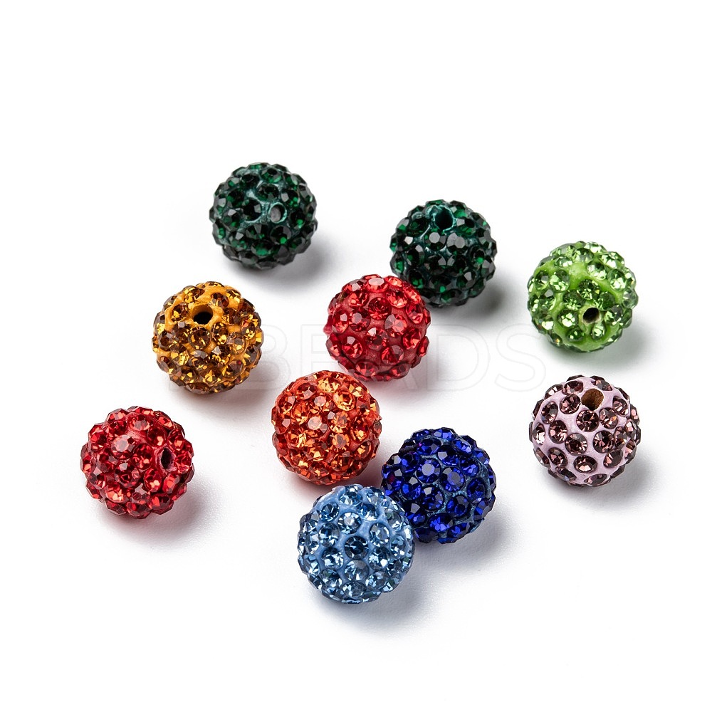 Wholesale Pave Disco Ball Beads - KBeads.com