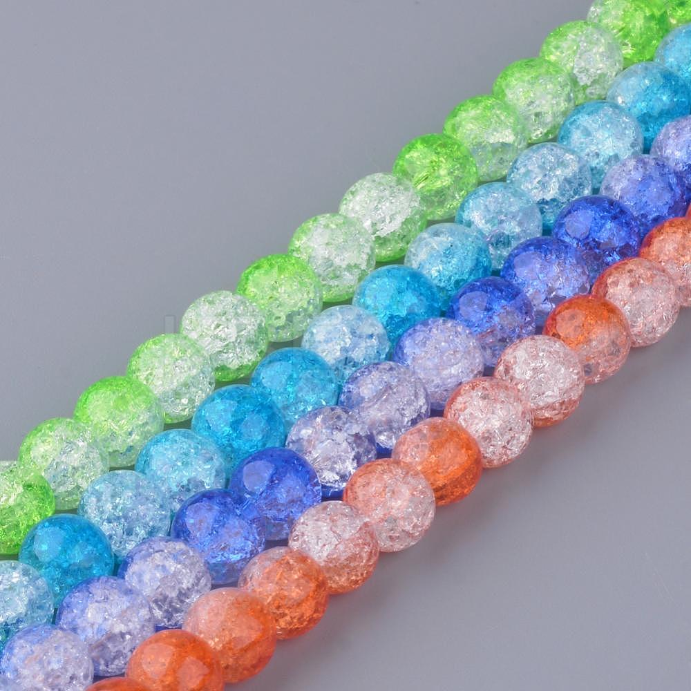 Wholesale Synthetic Crackle Quartz Beads Strands - KBeads.com