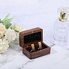 Wooden Jewelry Storage Magnetic Gift Cases for Cufflinks CON-WH0095-78C-1-3