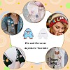 26Pcs 26 Style Cartoon Animal Alphabet Acrylic Lapel Pins JBR089A-3
