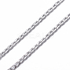 Non-Tarnish 304 Stainless Steel Curb Chain Necklaces LS-NJEW-K099-04P-2