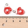 Christmas Theme Opaque Resin Pendants RESI-S08-01A-3