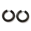 202 Stainless Steel Polishing Hoop Earrings EJEW-M106-02EB-07-4