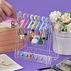 1 Set Coat Hanger Removable Acrylic Earring Displays EDIS-CP0001-10-3