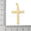 Brass Micro Pave Cubic Zirconia Pendants KK-P294-04G-3