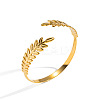 Vintage 304 Stainless Steel  Open Cuff Bangles for Women TR0349-5
