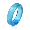 Dyed & Heated Natural Agate Finger Rings for Women RJEW-Z075-02H-2