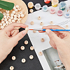 Unfinished Natural Wood Beads WOOD-PH0001-09C-3
