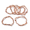 Natural Sunstone Beads Stretch Bracelets for Women BJEW-Z158-02C-02-4