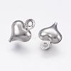 Tarnish Resistant 304 Stainless Steel Charms STAS-P167-G01-2
