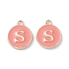 (Defective Closeout Sale Border damaged) Golden Plated Alloy Enamel Charms LS-ENAM-XCP0001-20S-2