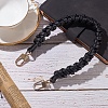 Imitation leather Braided Leather Handbag Handles FIND-WH0052-06-3