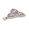 Non-Tarnish 304 Stainless Steel Hollow Pendants LS-STAS-P313-04P-3