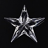 Transparent Acrylic Pendants X-TACR-T028-09A-2