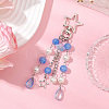 4Pcs Acrylic & ABS Plastic Pearl Jellyfish Pendant Decorations KEYC-SP0001-32B-5