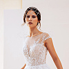 2Pcs 2 Styles Alloy Rhinestone Mesh Headbands OHAR-NB0001-30-4