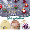 3 Styles 925 Sterling Silver Open Jump Rings STER-UN0001-22A-6