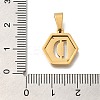 304 Stainless Steel Charms LS-STAS-H227-01G-D-3