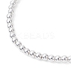 Electroplate Non-magnetic Synthetic Hematite Round Beads Stretch Bracelets for Women BJEW-JB12584-01-4