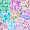 10 Setes 10 Colors Transparent Frosted Glass Round Seed Beads GLAA-PH0003-44B-4