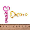 Electrophoresis Alloy Swivel Snap Hook Clasps PALLOY-T092-71-3