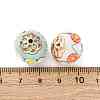 Handmade Resin Indonesia Round Beads IPDL-P005-04KCG-M-3