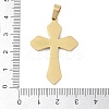 Ion Plating(IP) 304 Stainless Steel Enamel Rhinestone Pendants STAS-Q325-05D-G-3