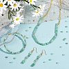 160Pcs 8 Colors Synthetic Turquoise Beads Strands TURQ-NB0001-07-2
