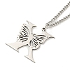 201 Stainless Steel Necklaces NJEW-Q336-01X-P-4