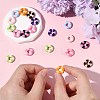 18Pcs 9 Colors Baking Paint Alloy Beads FIND-CJ0003-38-5