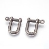 304 Stainless Steel Screw D-Ring Anchor Shackle Clasps STAS-O114-096A-AS-1