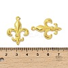 Lily Symbol Alloy Pendants PALLOY-E776-01G-01-3