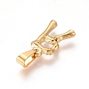 304 Stainless Steel Pendants X-STAS-F235-01G-R-2