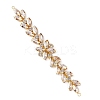 Shiny Flower Rhinestone Trim FIND-WH0050-25-1