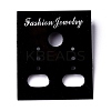 Plastic Jewelry Display Cards DIY-K032-17C-1