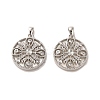 Brass Micro Pave Cubic Zirconia Pendants KK-P260-22P-1