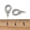 Brass Micro Pave Cubic Zirconia Pendants Bails KK-D324-21P-3