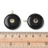 Natural Obsidian Pendants G-I391-02G-05-3
