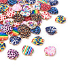 48Pcs 12 Styles Light Gold Tone Alloy Enamel Pendants FIND-TA0005-43-2