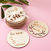 Basswood Milestone Cards WOOD-TA0002-44-6