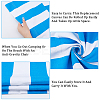 Striped Pattern Canvas Fabric AJEW-WH0314-150-1-6